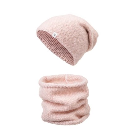 53191 damsky zimni set cepice a tunel wrobi e10 ruzove barvy 7100440 1