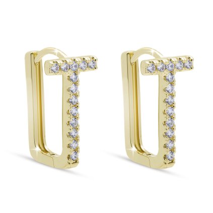 54028 nausnice pozlacene 14k ve tvaru t se zirkony 1003382