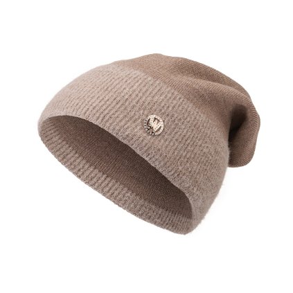 54085 damska pletena cepice wrobi w15d hnede barvy 7100449 4