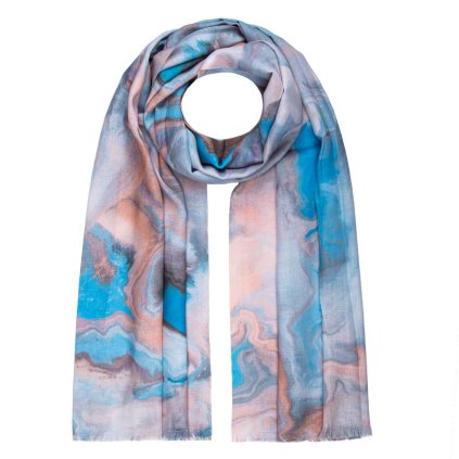 55549 damsky sal mramorovany oranzovy 7200765 3