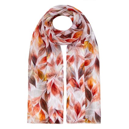 55606 damsky sal listky oranzovy 7200776 4