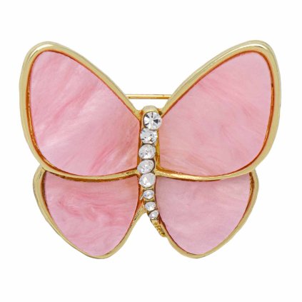 55822 broz ruzovy motyl 1893 1