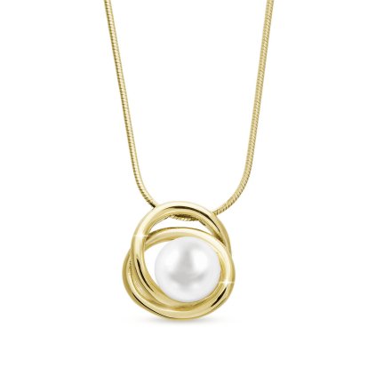 56695 paris 2392 retizek z chirurgicke oceli pozlaceny s perlou