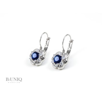 17162 ródiumozott női fülbevaló b uniq