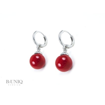 17213 ródiumozott női fülbevaló b uniq