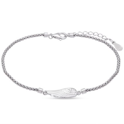 56848 stribrny naramek s kridlem 2844 db1708