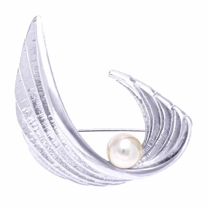 57646 broz vlnka stribrna s perlou 9002034 1 1