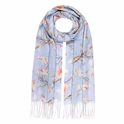 57697 damsky sal kvetinovy modry 0792 2