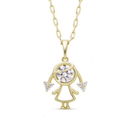 58402 pozlaceny retizek s priveskem holcicky 2484