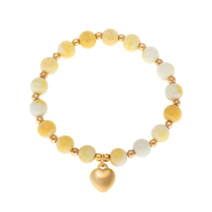 58903 naramek se srdickem zluty 2002793 2