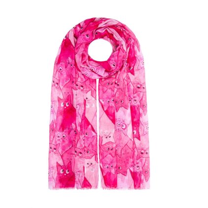 59722 damsky lehky sal kocky syte ruzovy 7200716 xc 23