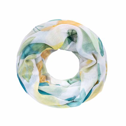 59758 bily tunel s modro zlutymi listky 7200761 5 xc2565 7