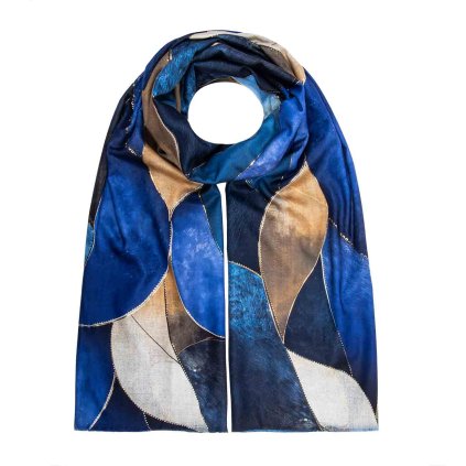 60043 damsky hrejivy sal abstraktni modry 7200815 1 xc5015 5