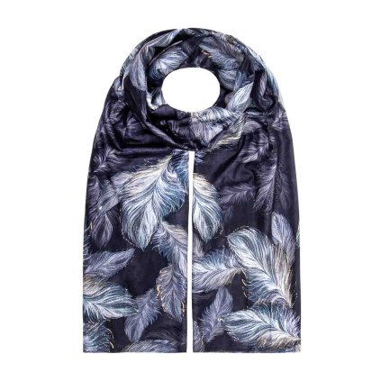 60115 damsky hrejivy sal s pericky cerny 7200817 4 xc5015 11