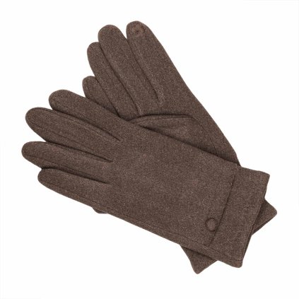 60532 damske rukavice okrasny lem hnede 9002086 8 3056 09
