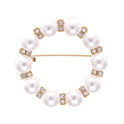 58513 broz kulata s perlami pozlacena 9002057