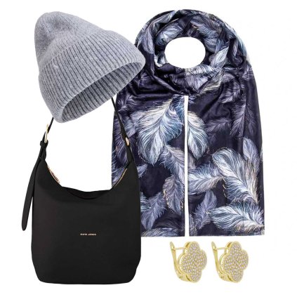 60820 zimni set s cepici kabelkou a sperky 357