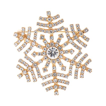 60934 broz vlocka pozlacena se zirkony 9002099 3846