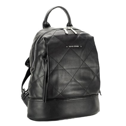 David Jones hátizsák varrással 6726-5 fekete 7302115
