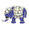 Bross - elefánt strasszkövekkel, kék 9001678-2
