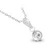 Sebészeti acél lánc medállal, tiszta cirkóniával kirakott csepp 3001868