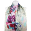 Női fordítható selyem sál 3130-03 festmény, nő - absztrakt mező 7200676-19
