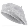 Női kasmír barett csillogó fonallal GA192, világosszürke 7100401-1