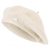 Női kasmír barett csillogó fonallal GA192, krém 7100401-6