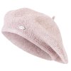 Női kasmír barett csillogó fonallal GA192, halvány rózsaszín 7100401-12