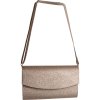 Női alkalmi táska / borítéktáska P0244 aranyréz csillámokkal 7300656-22