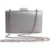 Női kézitáska - PU-12 ezüst pénztárca