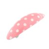 Hajcsíptető ovális formában, világos rózsaszín pöttyös 8000298-6
