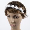 Női fehér fejpánt kis rózsákból 8000899