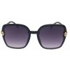 Női napszemüveg, Cat Eye 22350, fekete színezett lencsékkel 9001399-39