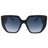 Női napszemüveg, Cat Eye 22227, fekete, kék színezett lencsével 9001399-87