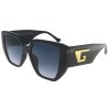 Női napszemüveg, Cat Eye 22227, fekete, kék színezett lencsével 9001399-87