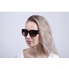 Női napszemüveg, Cat Eye - szögletes 22230, barna 9001399-111