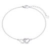 56893 stribrny naramek spojena srdicka 2848 db3288