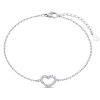57046 stribrny naramek se srdickem 2853