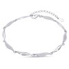 57052 stribrny naramek s vlnkami 2855