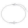 57058 stribrny naramek s krizkem