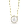 56800 56800 ezüst nyaklánc gyöngy medállal, aranyozott 2409