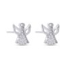 57235 57235 ezüst angyalka fülbevaló 3613
