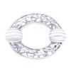 57715 broz oval s plastickym zdobenim stribrna 9002049 1