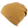 Női kötött sapka Fordított R betűs sapka, sárga 7100372