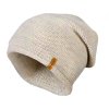 Női kötött téli sapka - bézs 7100382-6