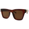Női napszemüveg, Cat Eye - szögletes 23807, barna 9001557-5