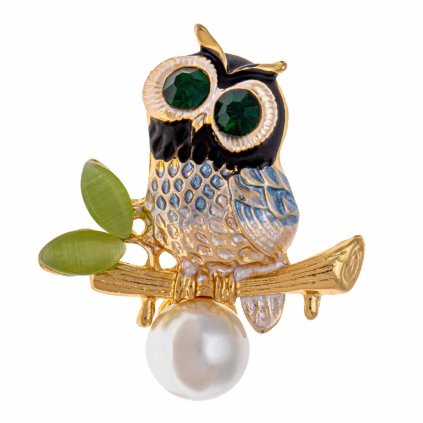 broșă bufniță 1897