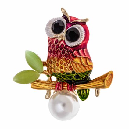 Broșă bufniță 1897-1