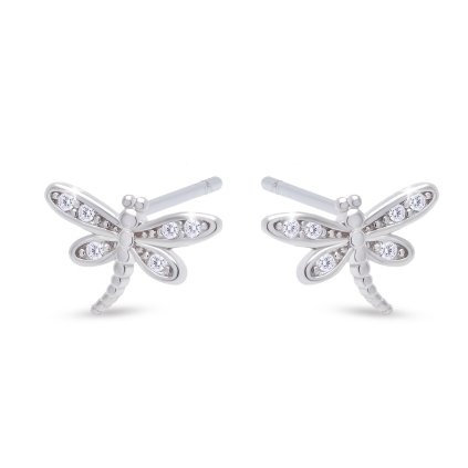 57466 57466 cercei argint cu motiv libelulă 3640